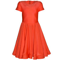 Платье рейтинговое кор. рукав (яр. оранжевый)