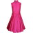 Платье рейтинговое со стойкой (яр. розовый) - 