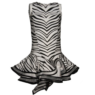 Платье Латина зебра 