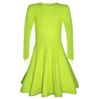 Платье-костюм рейтинг (Юбка+боди) Лимонный